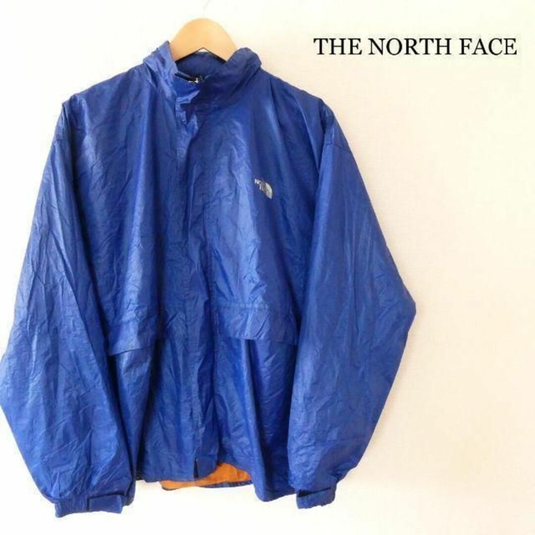 THE NORTH FACE(ザノースフェイス)の良品 ザノースフェイス 2WAY フード ジップアップ ナイロンジャケット 青 メンズのジャケット/アウター(ナイロンジャケット)の商品写真
