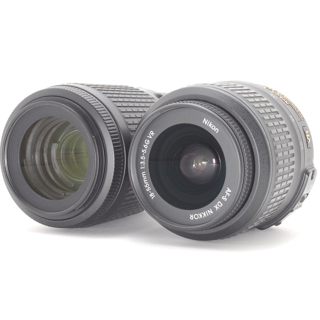 Nikon - 可愛いレッド♪ダブルレンズ♪状態◎の大満足セット❤️Nikon