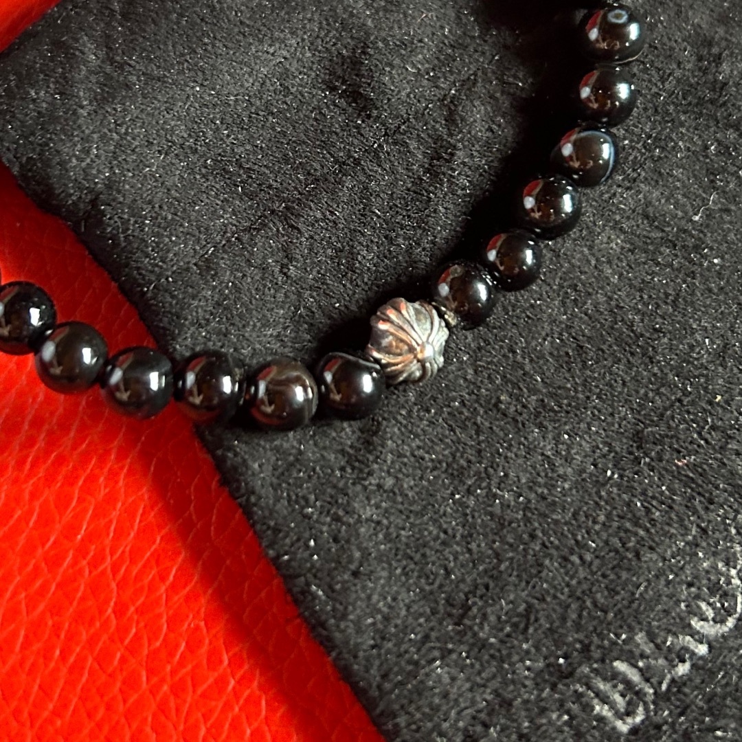 クロムハーツ CHROME HEARTS 6㎜ BEAD ブレスレット - ブレスレット