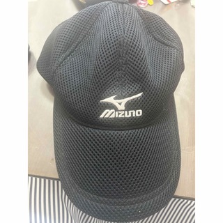 ミズノ(MIZUNO)のMIZUNO スポーツ帽子 黒(スポーツ)