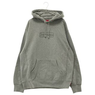 付属品あり!新品!supreme Sロゴ 肉厚パーカー グレー