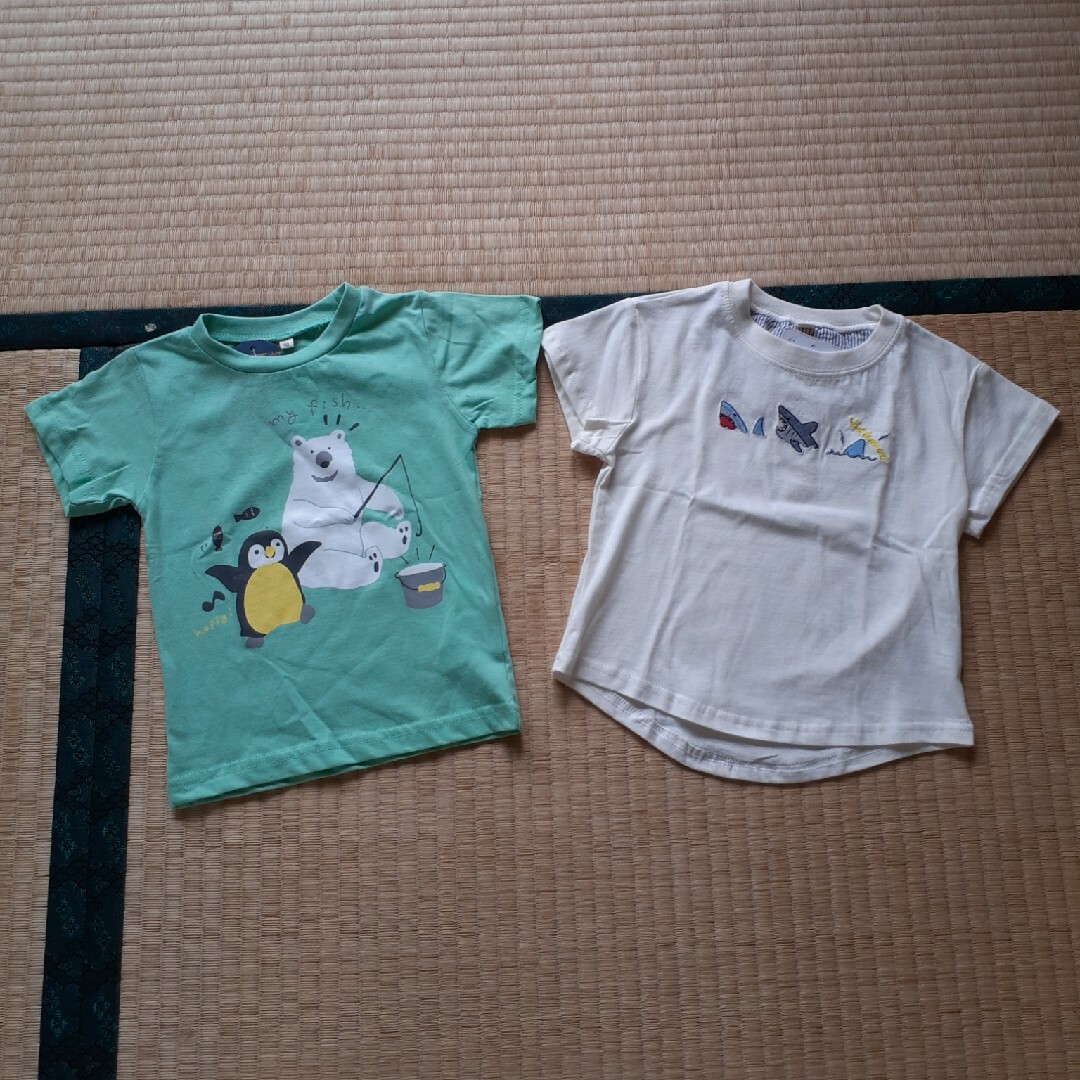 90cm Tシャツ　2枚 キッズ/ベビー/マタニティのキッズ服男の子用(90cm~)(Tシャツ/カットソー)の商品写真