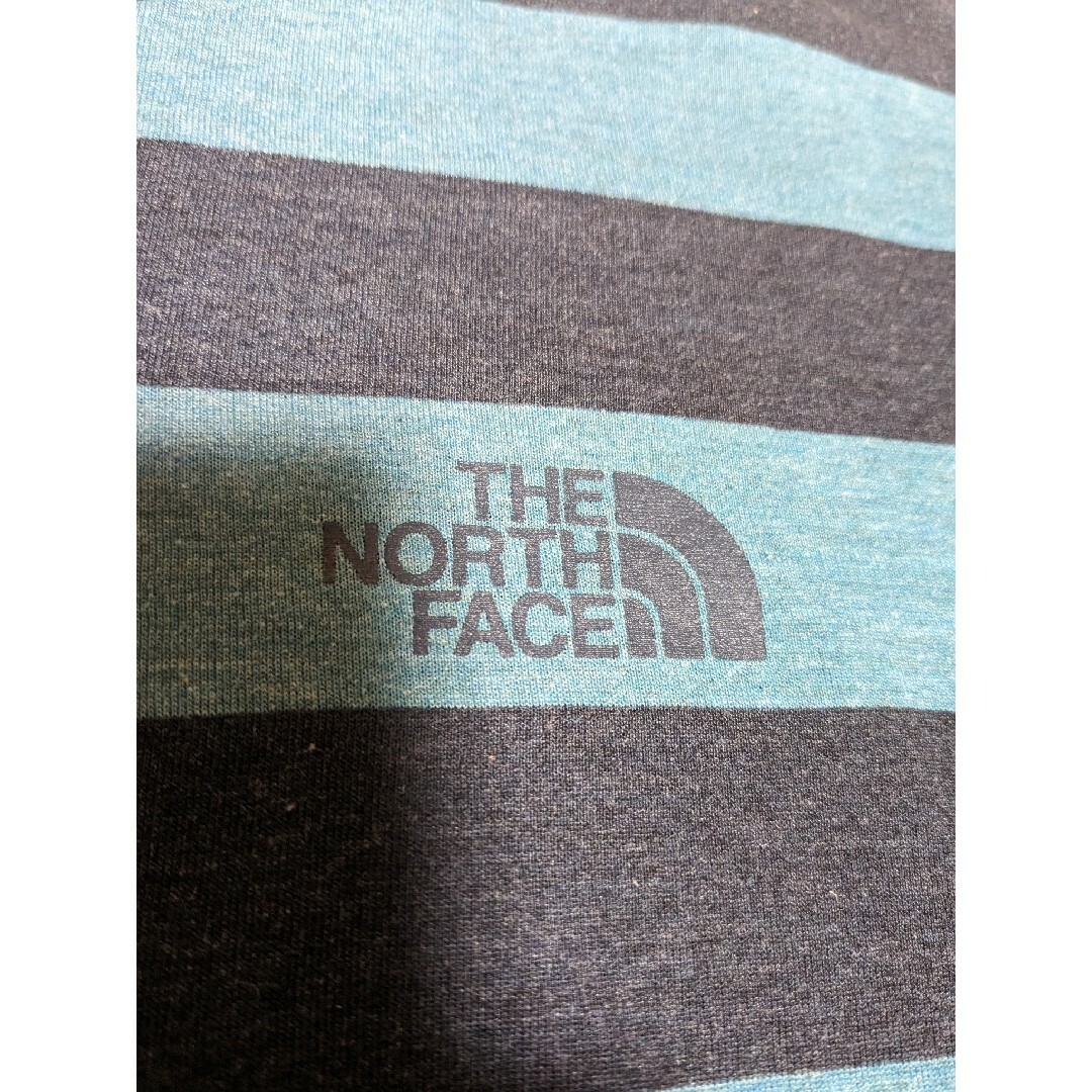 THE NORTH FACE(ザノースフェイス)のノースフェイス カラーヘザードボーダーティー メンズ Lサイズ 希少 レア 古着 メンズのトップス(Tシャツ/カットソー(半袖/袖なし))の商品写真
