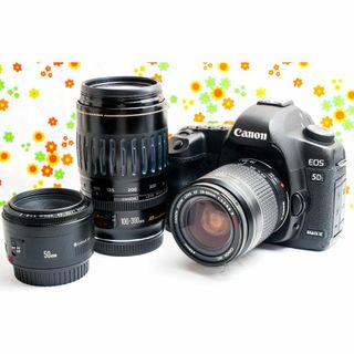 Canon - Canon キャノン EOS 5D MarkII☆トリプルレンズ!☆フルサイズ