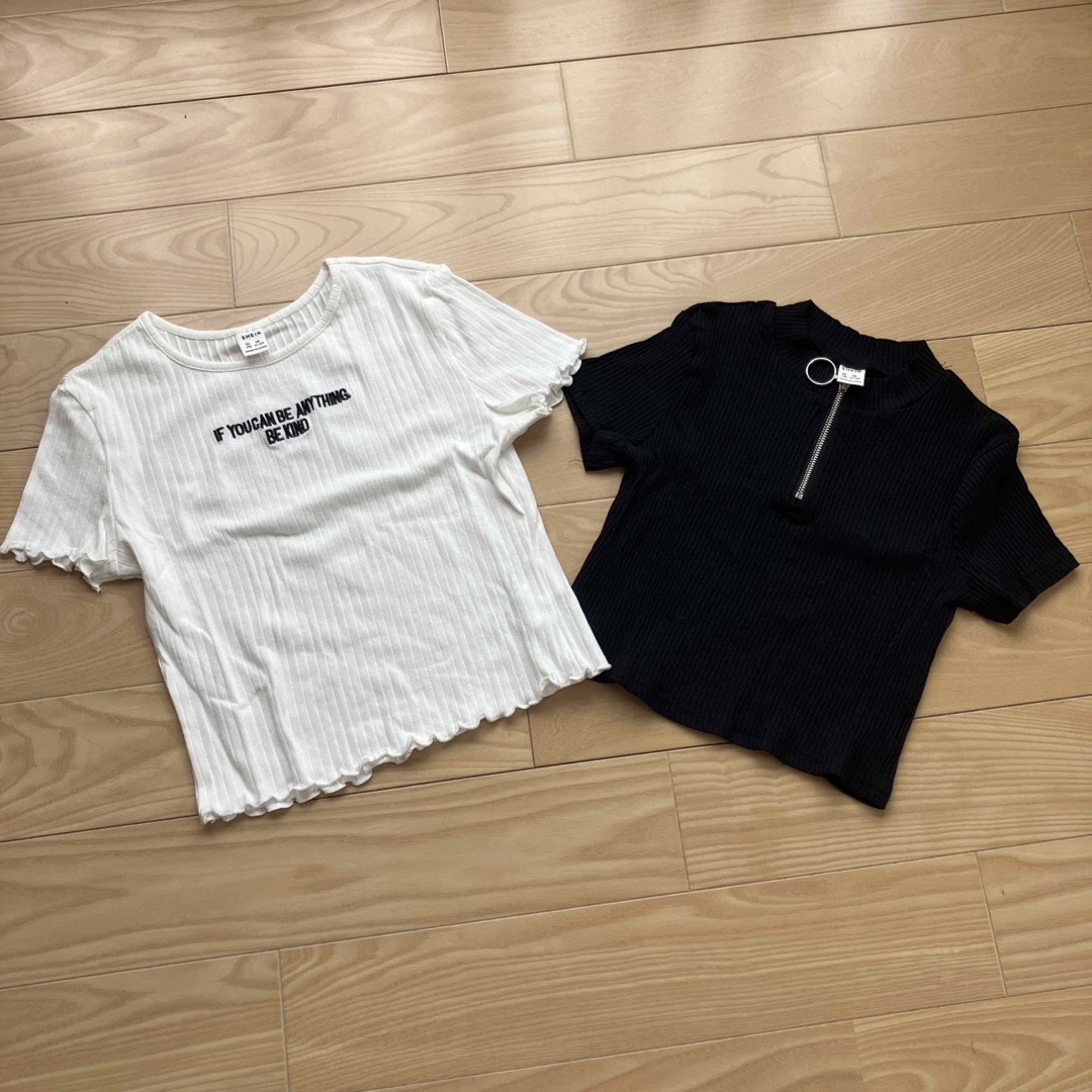 キッズ　SHEIN  Tシャツ キッズ/ベビー/マタニティのキッズ服女の子用(90cm~)(Tシャツ/カットソー)の商品写真