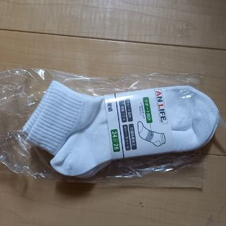 白ソックス　3足組新品(ソックス)