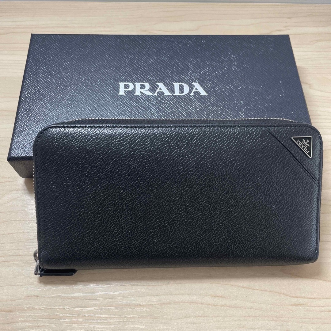 PRADA(プラダ)のPRADA プラダ 長財布 ブラック メンズのファッション小物(長財布)の商品写真