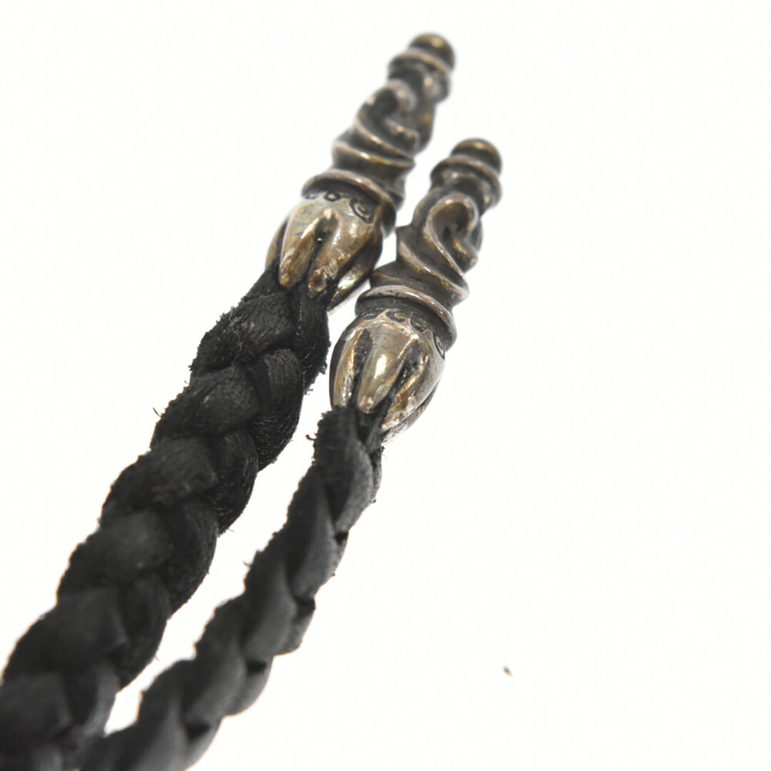 CHROME HEARTS クロムハーツ LEATHER BRAID SCROLL TIPS レザー