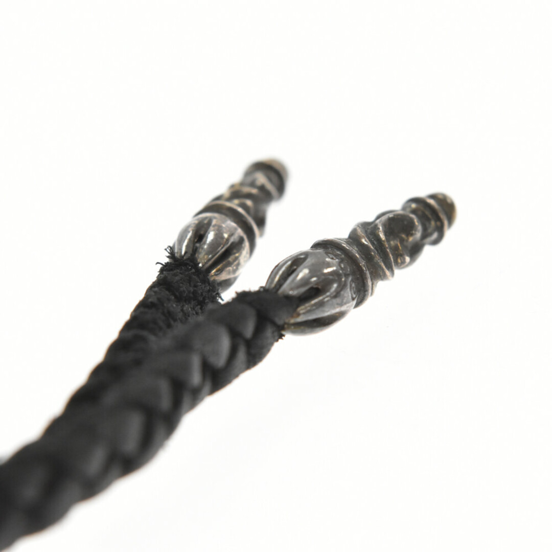 CHROME HEARTS クロムハーツ LEATHER BRAID SCROLL TIPS レザー