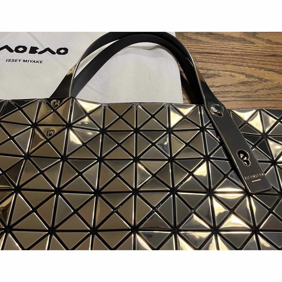 BaoBaoIsseyMiyake - 【美品】BAO BAO ISSEY MIYAKE/PLATINUM/トート