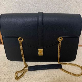 チャールズアンドキース(Charles and Keith)の【極美品】CHARLES & KEITH ブレア ダブルチェーンハンドルバッグ(ショルダーバッグ)