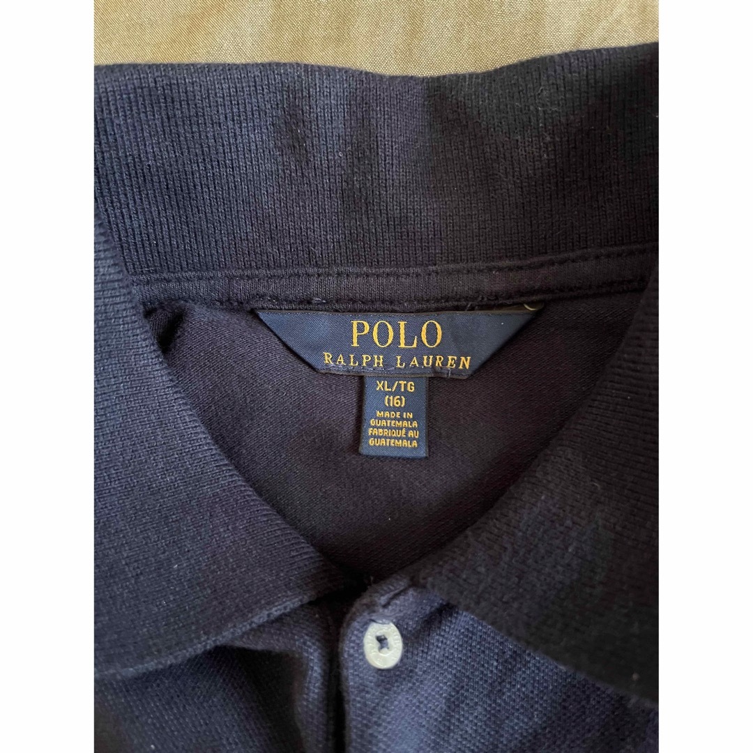 POLO RALPH LAUREN(ポロラルフローレン)のポロ　ラルフローレン　ポロシャツワンピース　ワンピース　ネイビー　人気　完売 レディースのワンピース(ひざ丈ワンピース)の商品写真