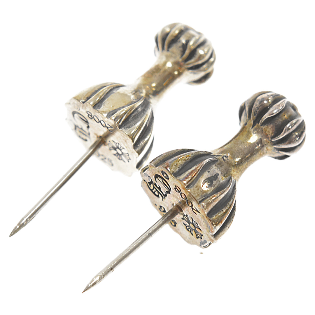 Chrome Hearts(クロムハーツ)のCHROME HEARTS クロムハーツ PUSH PIN クロスボールプッシュピン2個セットCHクロス コルク 画鋲 シルバー メンズのアクセサリー(その他)の商品写真