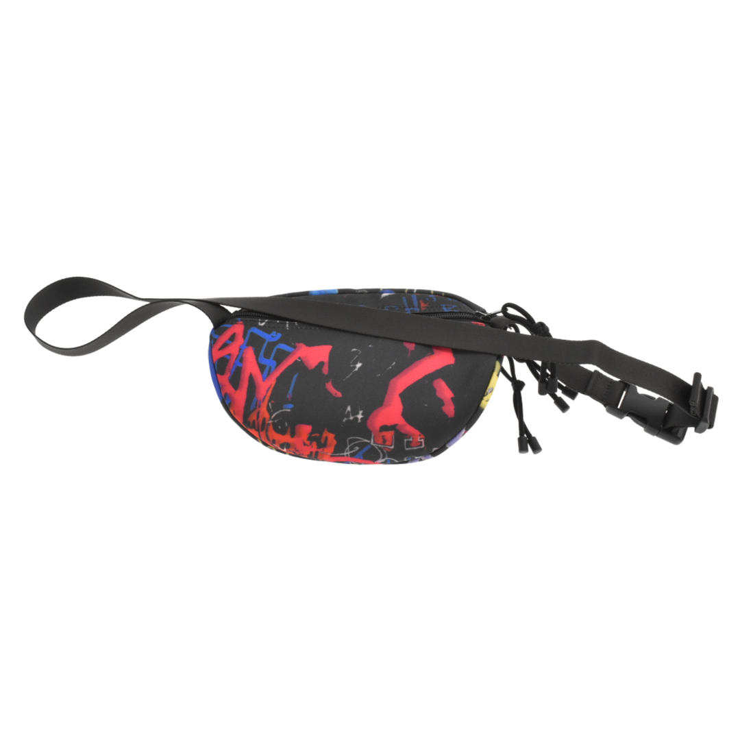 VETEMENTS ヴェトモン GRAFFITI FANNY PACK UE52BA400B グラフィックボディバッグ ウエストバッグ ブラック/マルチ 1