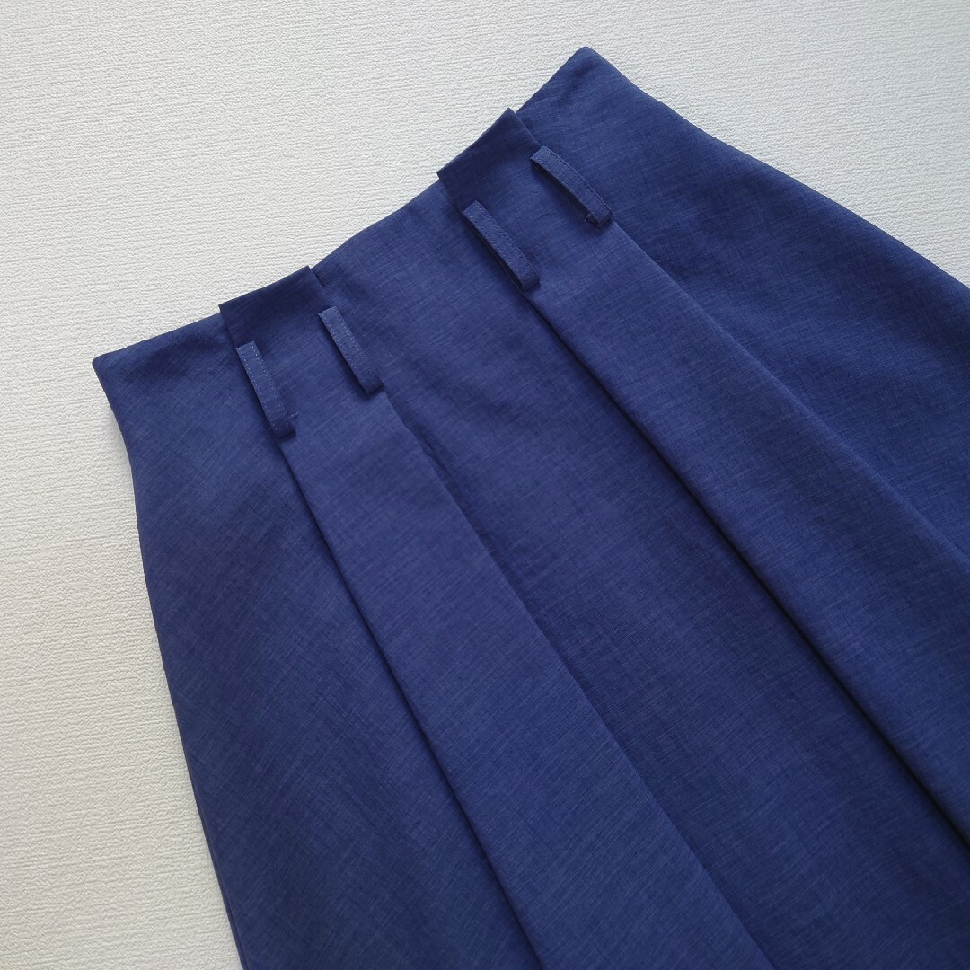 MACKINTOSH PHILOSOPHY(マッキントッシュフィロソフィー)のマッキントッシュフィロソフィー タックフレアスカート 美品 小さいサイズ レディースのスカート(ひざ丈スカート)の商品写真