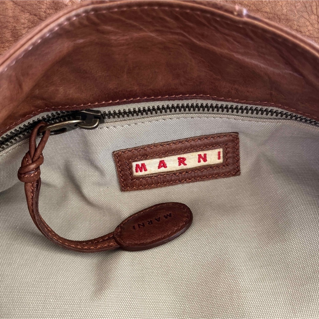 MARNI マルニ ショルダーバッグ メッセンジャーバッグ キャメル