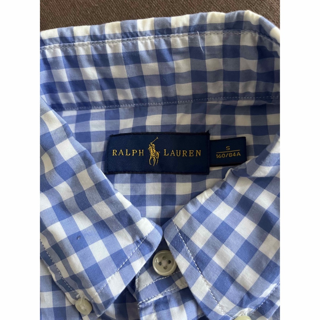 POLO RALPH LAUREN(ポロラルフローレン)の美品　ポロ　ラルフローレン　シャツ　ブラウス　トップス　ギンガムチェック　人気 レディースのトップス(シャツ/ブラウス(半袖/袖なし))の商品写真