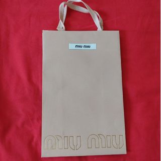 ミュウミュウ(miumiu)のmiumiu　ミュウミュウ　ショッパー　紙袋(ショップ袋)