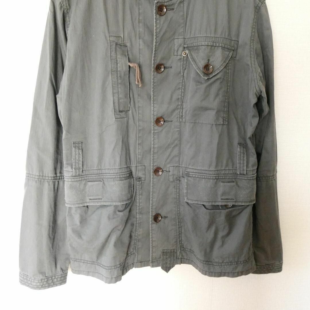 良品 ジースターロゥ ダメージ加工 ミリタリージャケット ワークジャケット