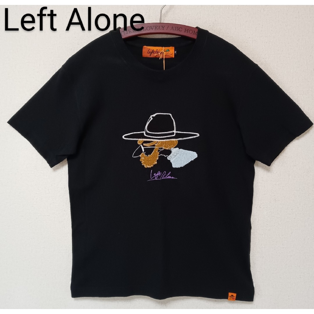 Left Alone新品未使用Tシャツ半袖刺繍プリントレフトアローンサイズM メンズのトップス(Tシャツ/カットソー(七分/長袖))の商品写真