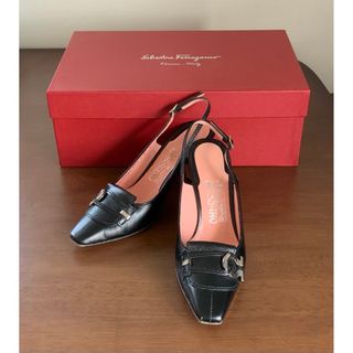 サルヴァトーレフェラガモ(Salvatore Ferragamo)のSalvatore Ferragamo フェラガモ パンプス ブラック(ハイヒール/パンプス)