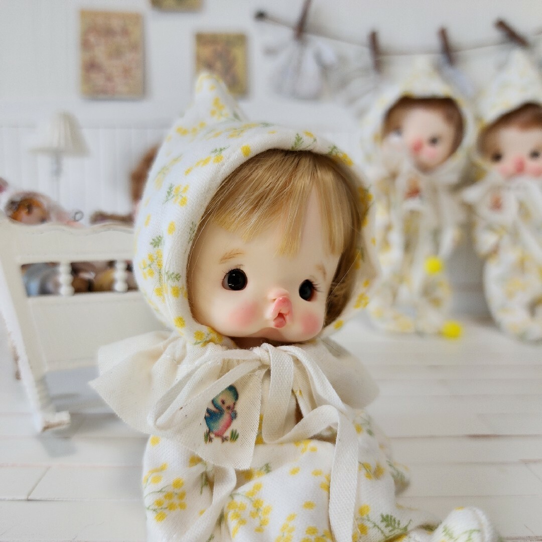 *miumoe*Buchudoll⁡③　♡ （ぶちゅドール）ミモザ ハンドメイドのぬいぐるみ/人形(人形)の商品写真