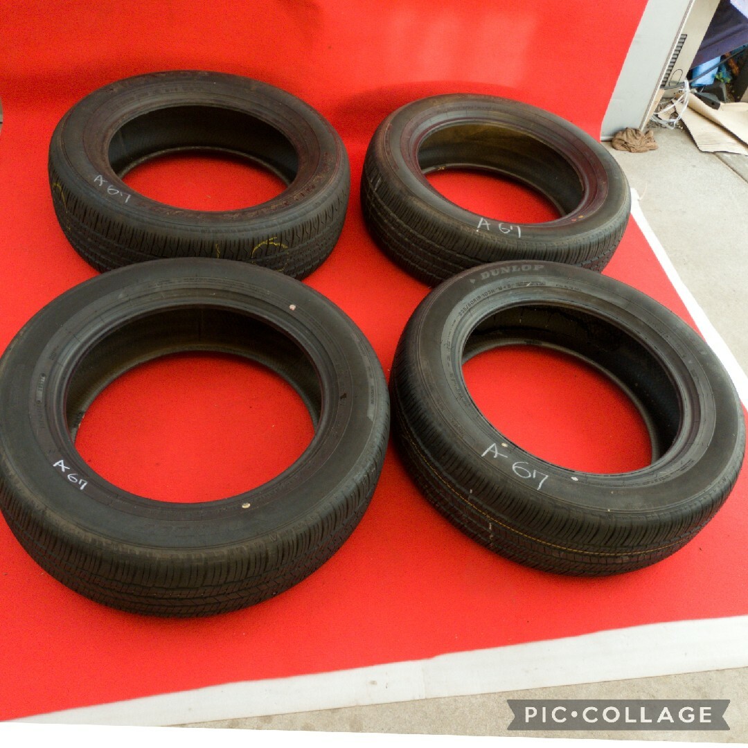 ダンロップ235/60R18 103H 4本セットタイヤのみサマータイヤ アウデ