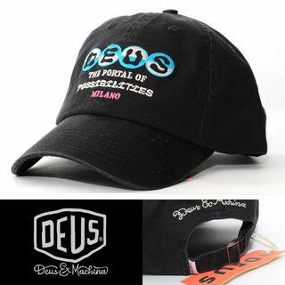 デウスエクスマキナ(Deus ex Machina)のローキャップ 帽子 デウス エクス マキナ ブラック DMP237780-BLK(キャップ)