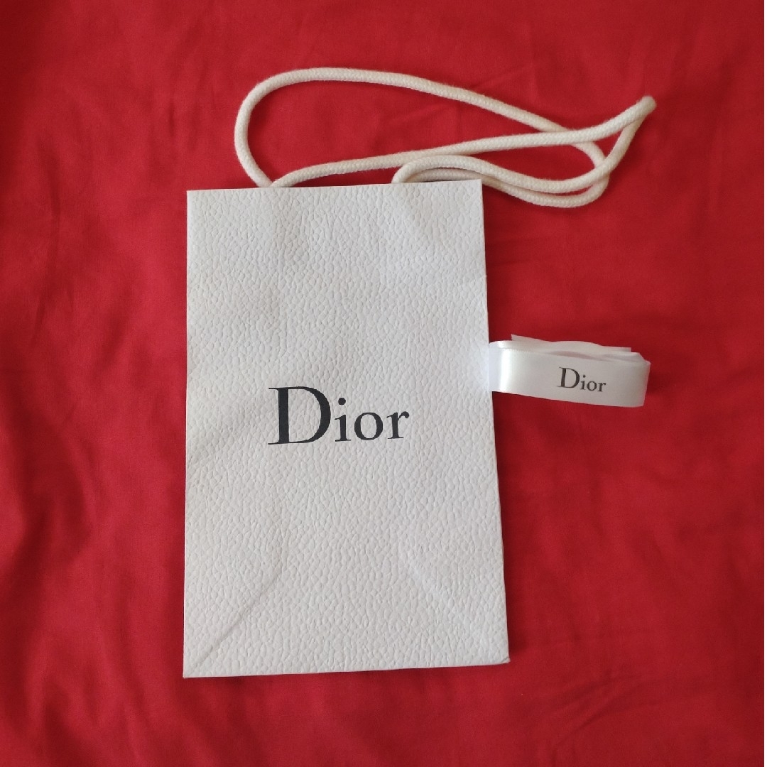 Dior(ディオール)のDior　ディオール　ショッパー　紙袋　リボン付き レディースのバッグ(ショップ袋)の商品写真