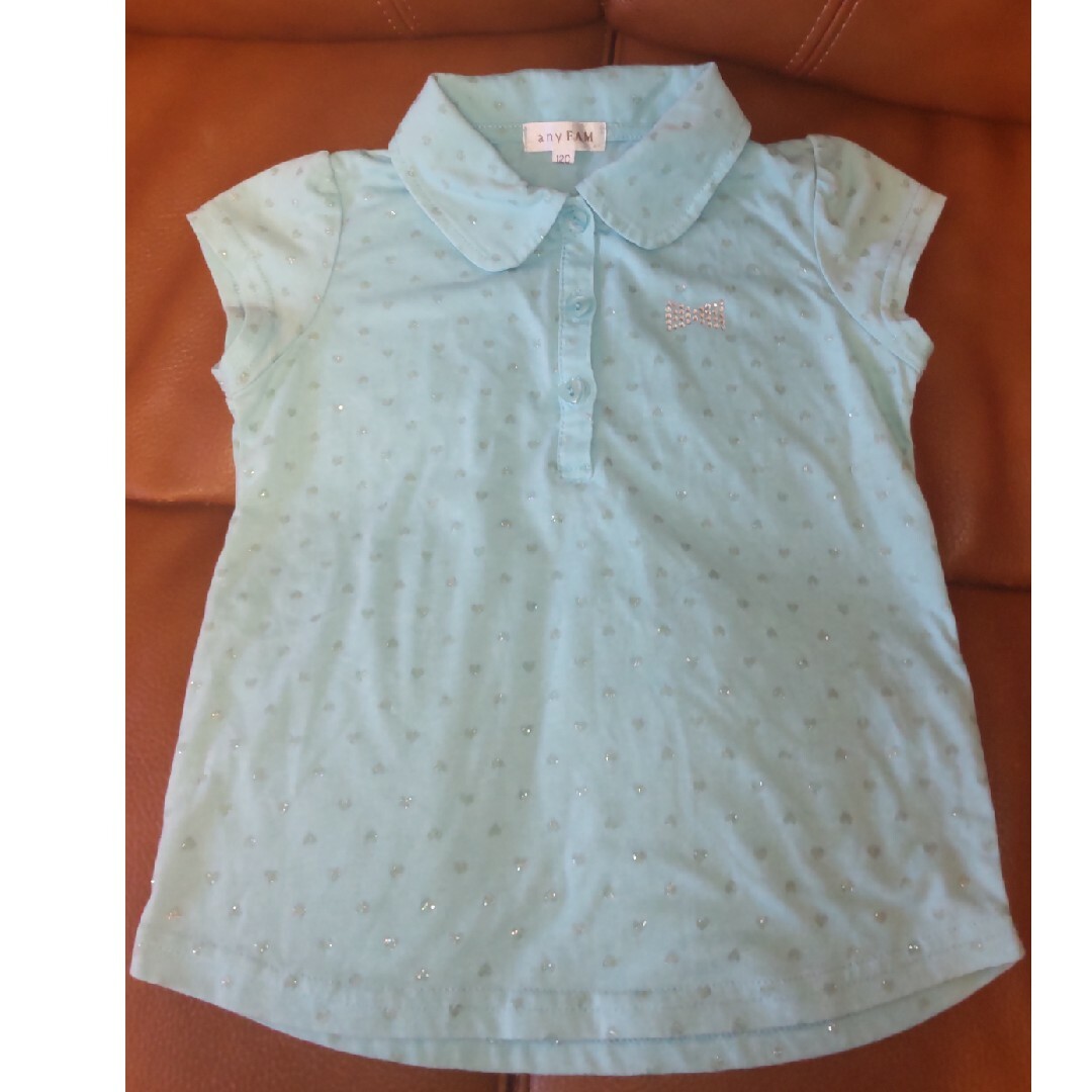 anyFAM(エニィファム)の120 anyFAM半袖 キッズ/ベビー/マタニティのキッズ服女の子用(90cm~)(Tシャツ/カットソー)の商品写真