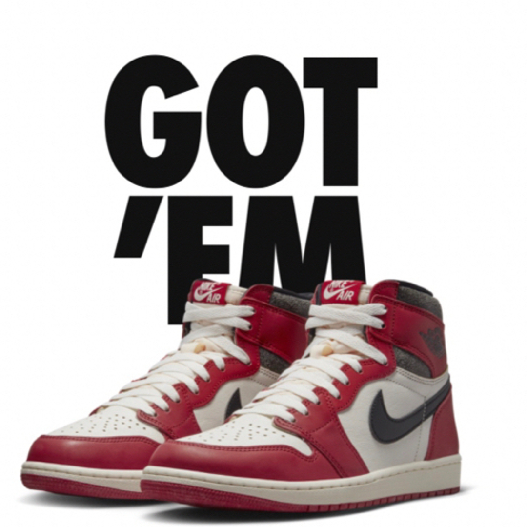 NIKE aj1 Chicago lost \u0026found