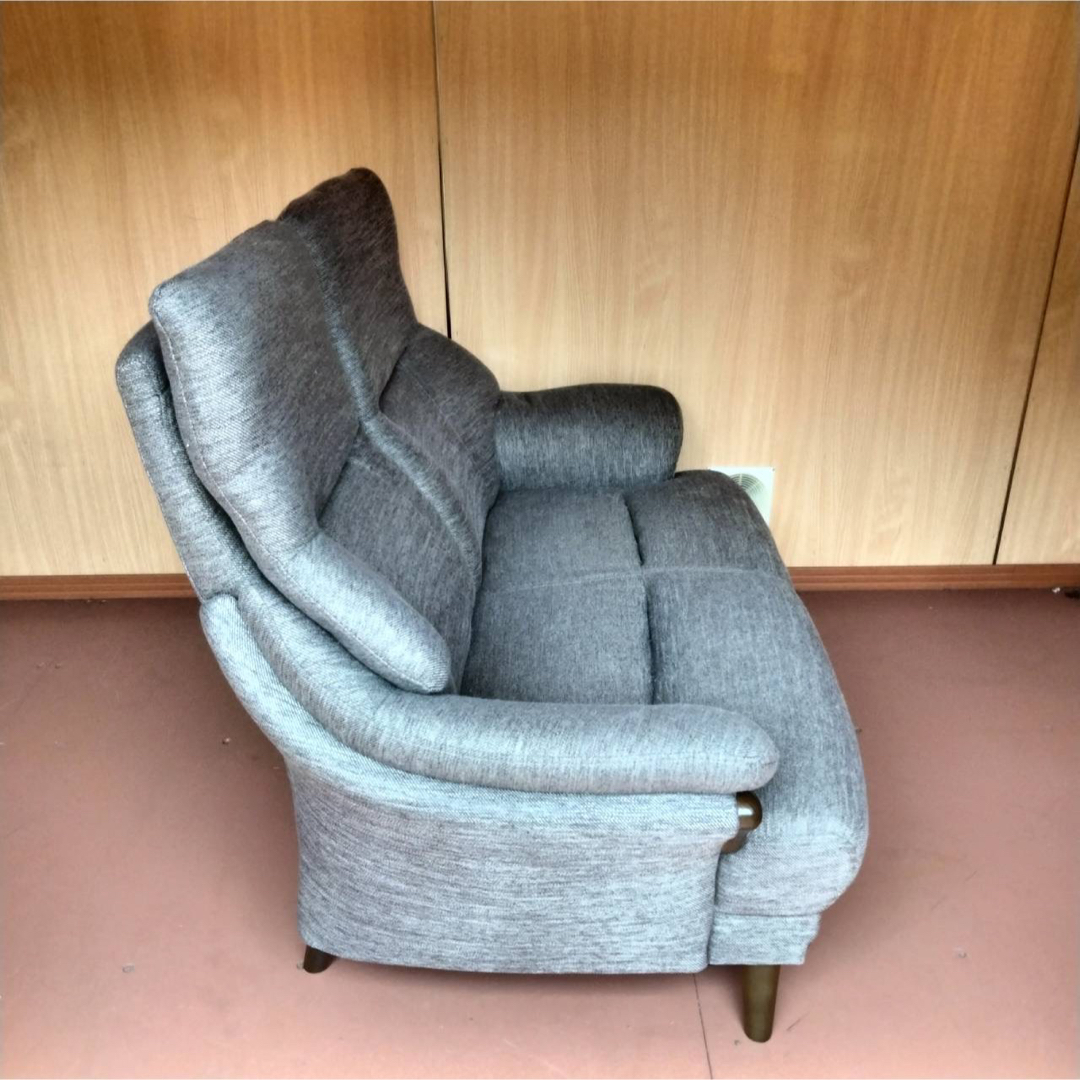 スノーブルー 41A モデルルーム展示品 ニトリ デザイナーズ2Pソファ