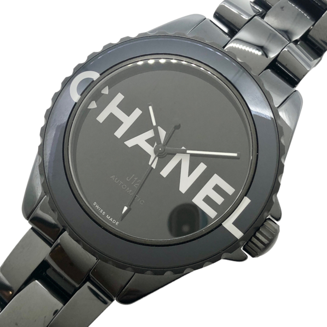 メンズシャネル CHANEL J12 ウォンテッド ドゥ シャネル H7418 ブラック セラミック ブラックセラミック 自動巻き メンズ 腕時計