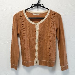 マジェスティックレゴン(MAJESTIC LEGON)のMAJESTIC LEGON レディース 長袖 ニット ブラウン フリーサイズ(ニット/セーター)