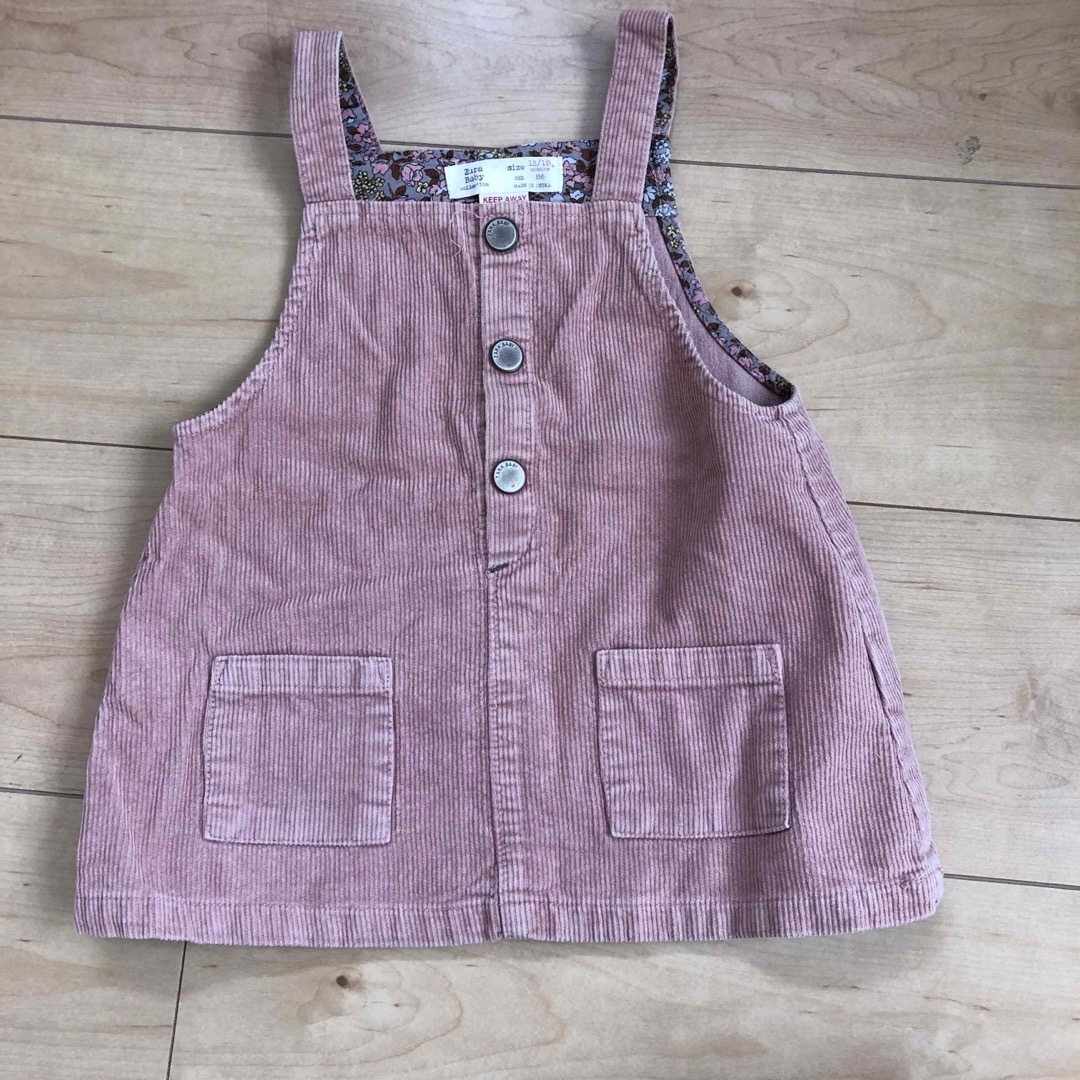 ZARA KIDS(ザラキッズ)のZARA baby サロペットスカート　86㎝ キッズ/ベビー/マタニティのキッズ服女の子用(90cm~)(スカート)の商品写真