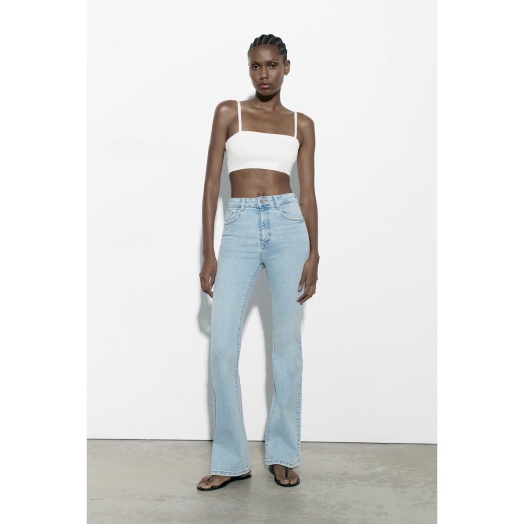 ZARA(ザラ)の新品同様ZARA Z1975 HIGH-WAIST デニムパンツ レディースのパンツ(デニム/ジーンズ)の商品写真