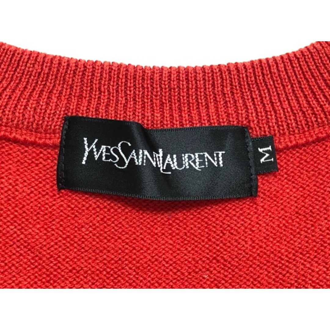 Saint Laurent(サンローラン)のYves Saint Laurent（イヴサンローラン）Vネック　ニット　ベスト【中古】【007】 メンズのトップス(ベスト)の商品写真