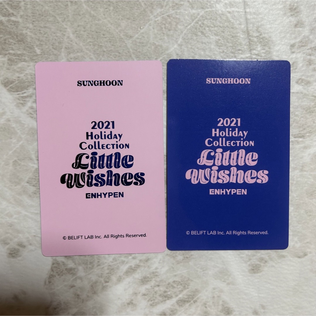 enhypen ジョンウォン 2021holiday collectionトレカ