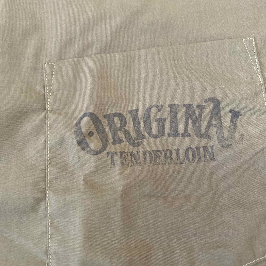 TENDERLOIN(テンダーロイン)のテンダーロイン　オープンカラーシャツ長袖　L オリーブ　セージ　グリーン メンズのトップス(シャツ)の商品写真