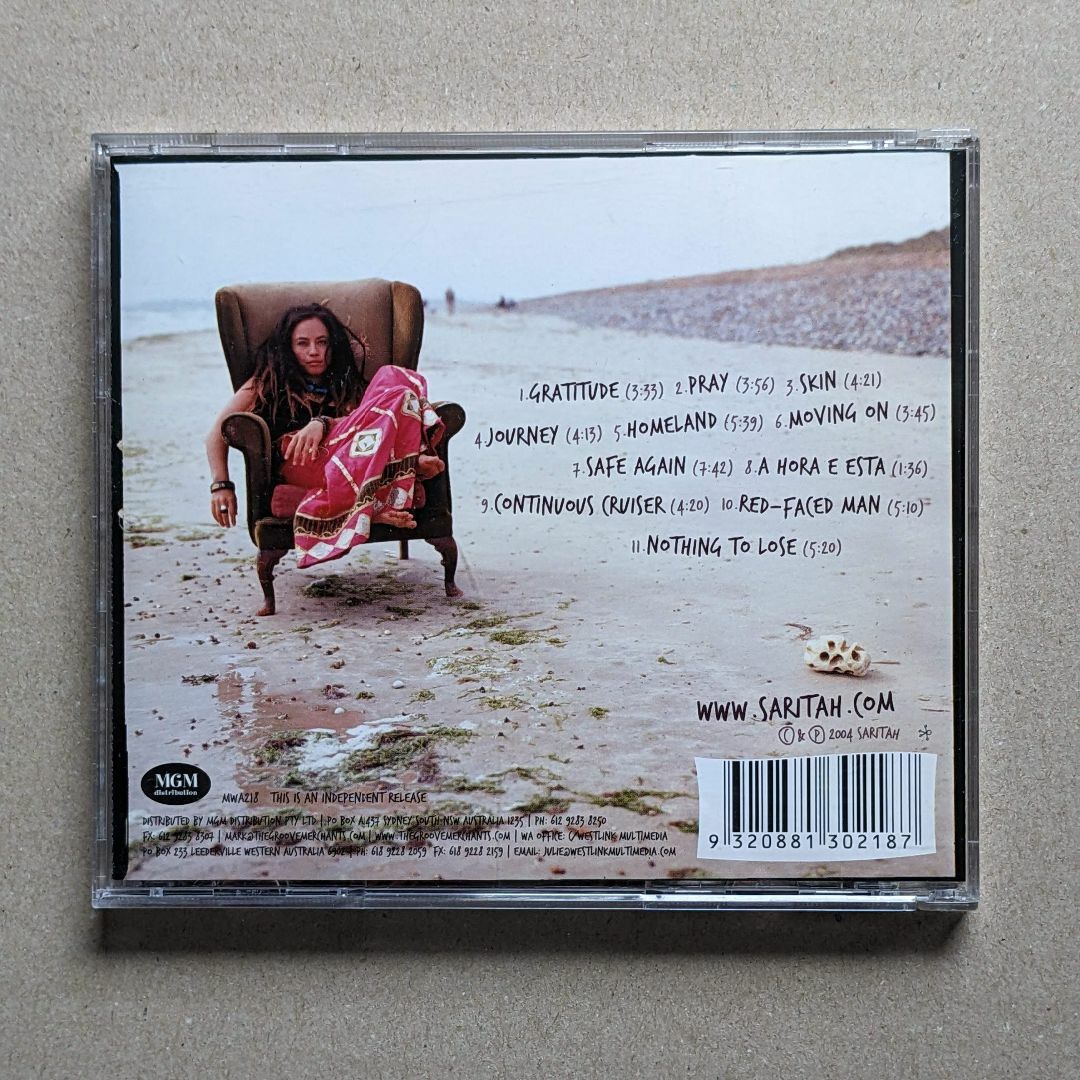 Saritah / Gratitude エンタメ/ホビーのCD(ポップス/ロック(洋楽))の商品写真