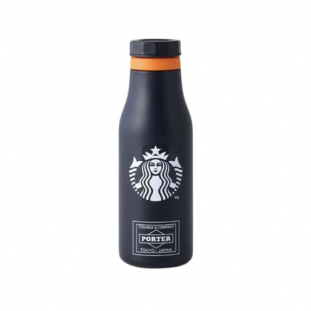 PORTER(ポーター)のPORTER STARBUCKS ステンレスロゴボトル ブラック 473ml インテリア/住まい/日用品のキッチン/食器(タンブラー)の商品写真