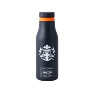 ポーター(PORTER)のPORTER STARBUCKS ステンレスロゴボトル ブラック 473ml(タンブラー)