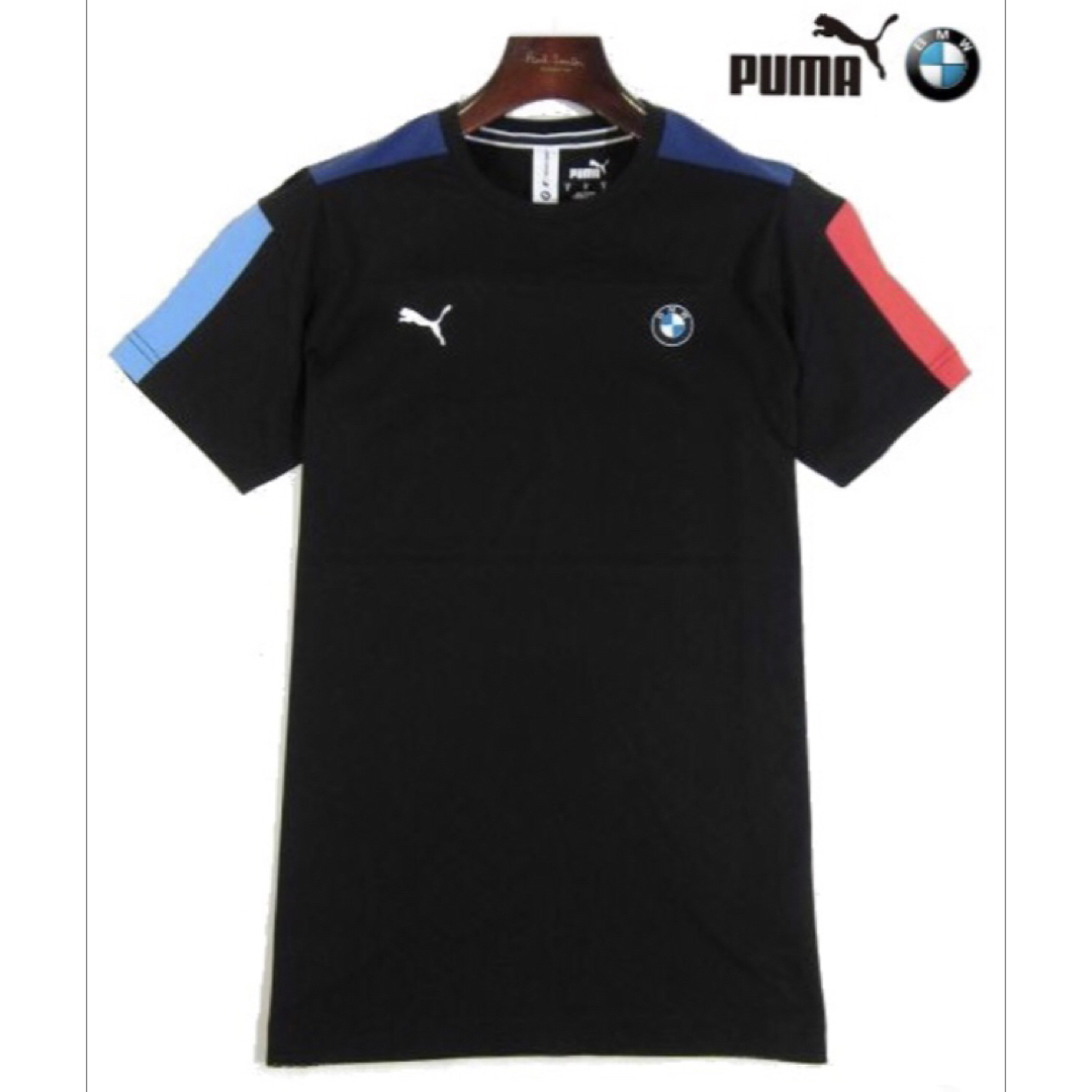 PUMA(プーマ)の【PUMA / プーマ】BMWコラボTシャツ・ブラック系・メンズXL相当（未着用 メンズのトップス(Tシャツ/カットソー(半袖/袖なし))の商品写真