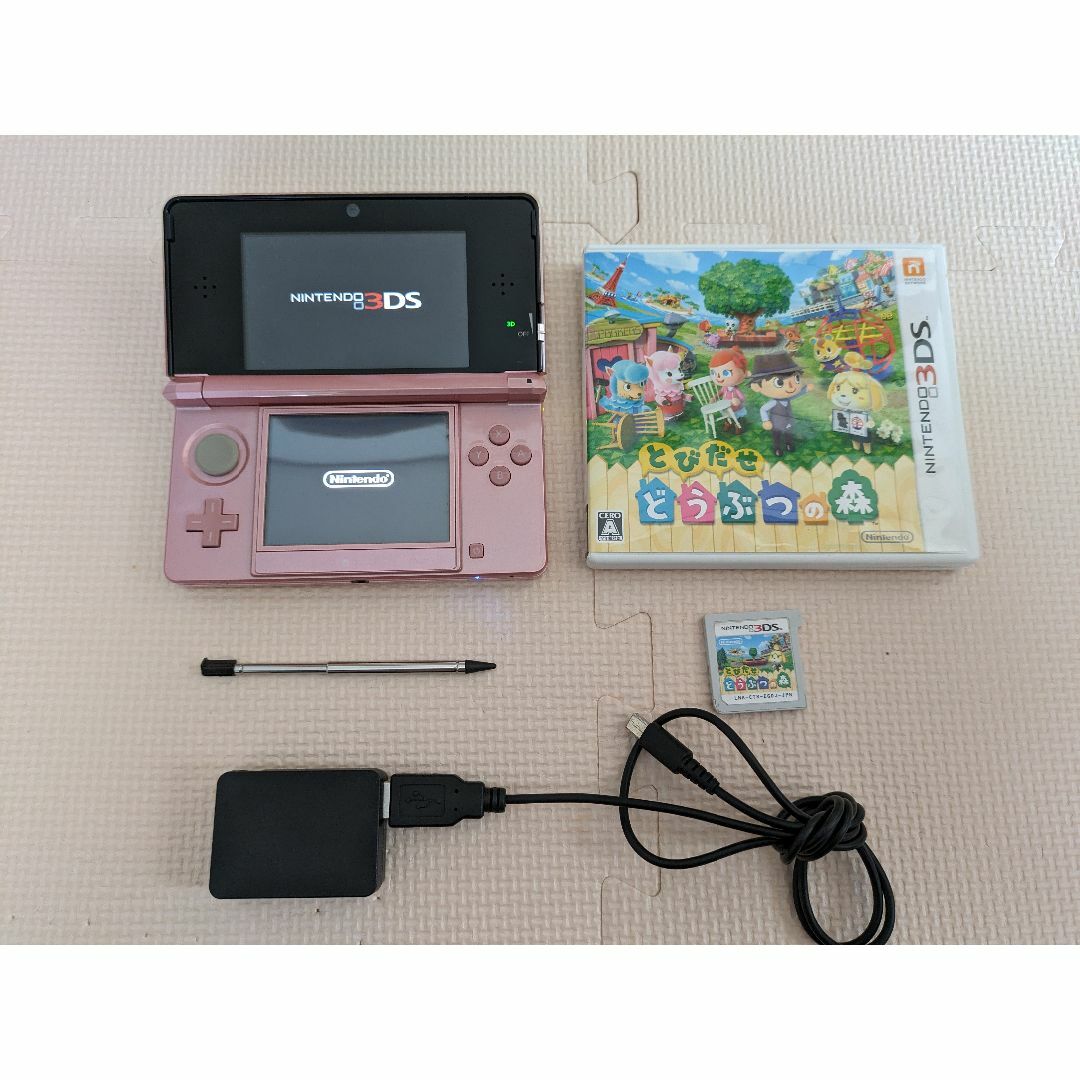 ニンテンドー3DS ミスティピンク とびだせ動物の森付き - 携帯用ゲーム ...