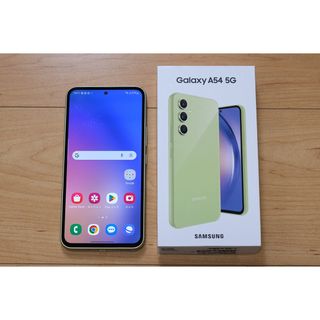 ギャラクシー(Galaxy)のGalaxy A54 5G イエロー(スマートフォン本体)