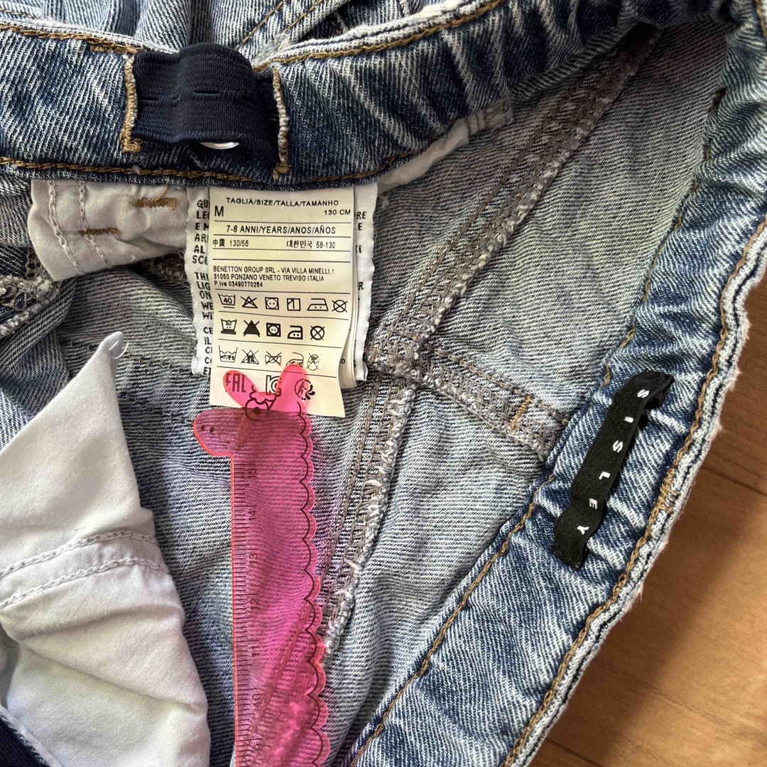 Sisley(シスレー)のデニムロングスカート　 キッズ/ベビー/マタニティのキッズ服女の子用(90cm~)(スカート)の商品写真