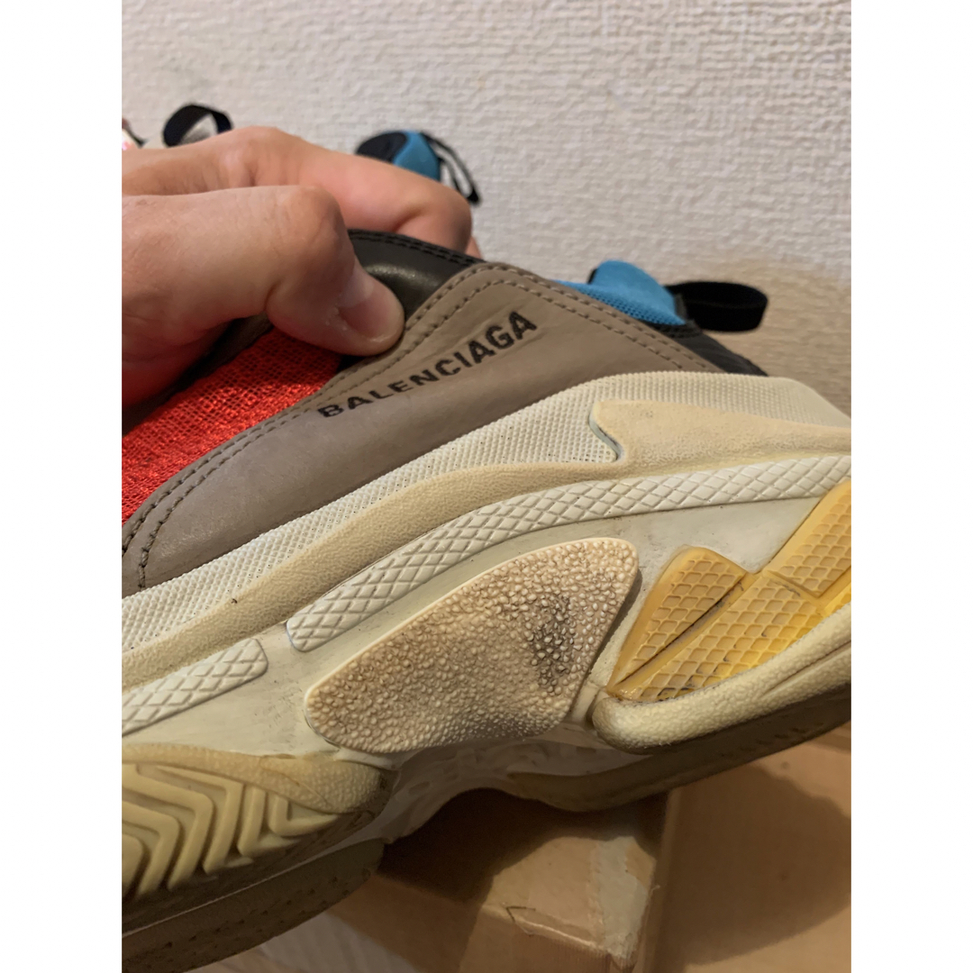Balenciaga Triple S ブルー×レッド×グレー トリプルエス | www.causus.be