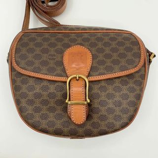 celine - 美品 ✨ セリーヌ ショルダーバッグ マカダム柄 茶