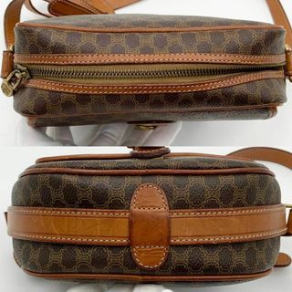 celine - 美品 ✨ セリーヌ ショルダーバッグ マカダム柄 茶
