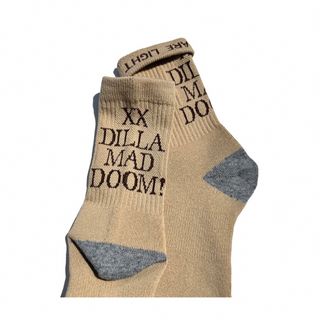 ワンエルディーケーセレクト(1LDK SELECT)の新品 ROKUYU DELICIOUS Text X.D.M.D Socks(ソックス)